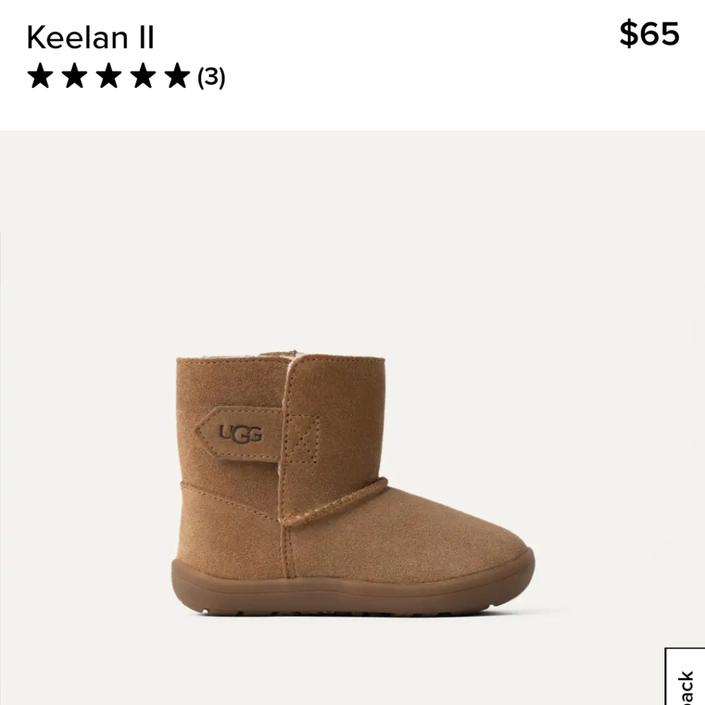 Toddler Ugg Keelan II boot, size 6T